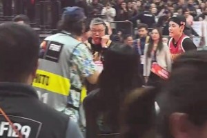 王思雨赛后和张子宇自拍：世界杯，我们来啦！